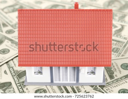 House model on dollars