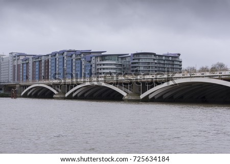 Grosvenor Bridge, a railway crossing the River Thames between Battersea and Pimlico Also known as the Victoria Railway Bridge