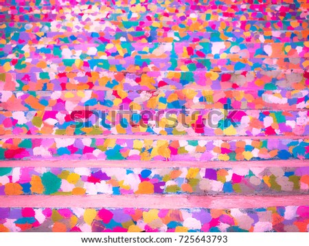 Abstract background image with gray lines and colorful round spots