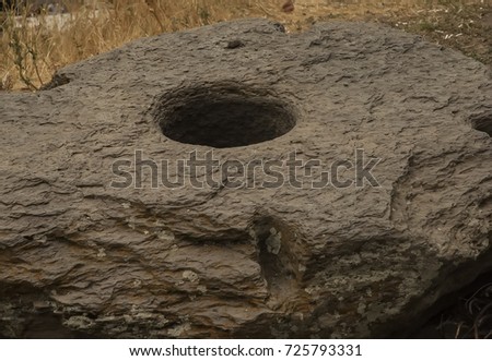 holes in the stones