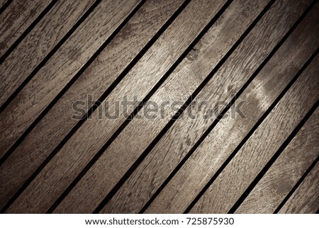 wooden table top view texture. natural brown wood lath line arrange pattern texture background