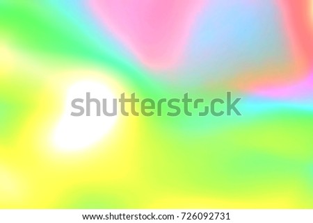 A Closeup Image of Multi Coloured Graduated Light Showing a Colour Effect of Cloud and Fog