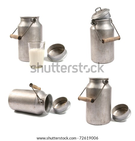 milk cans Royalty-Free Stock Photo #72619006