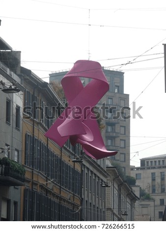 Breast cancer awareness sign