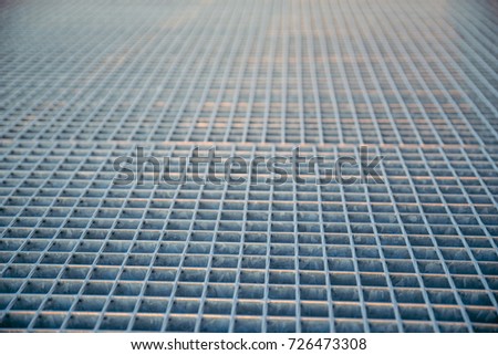 metal grid or grille background desing concept