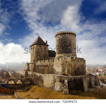 Medieval castle in Bedzin, Poland Royalty-Free Stock Photo #72649675