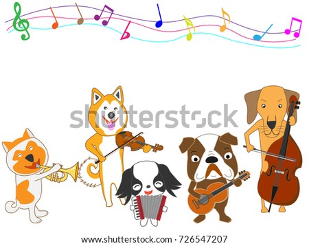 A dog's concert.