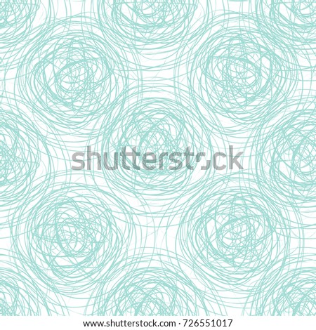 Vector illustration of seamless pattern with polka dots.