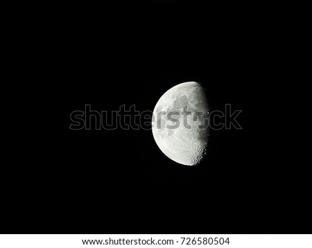 Moon background / The Moon is an astronomical body that orbits planet Earth, being Earth's only permanent natural satellite. It is the fifth-largest natural satellite in the Solar System
