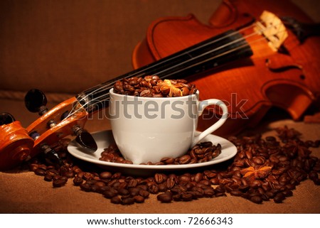 coffee and violin