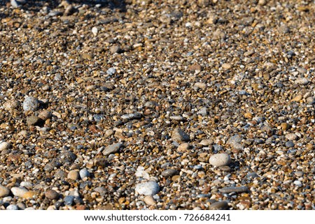 round pebble sea stone