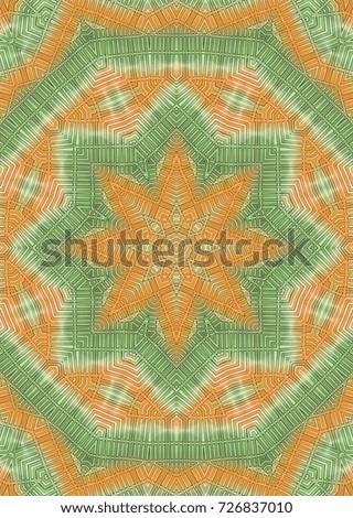 decorative patterns in retro style. bright flower.Beautiful illustrations.