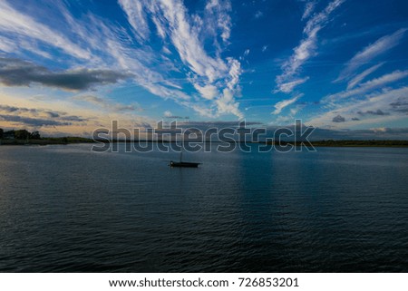 Sail Boat at Sunset