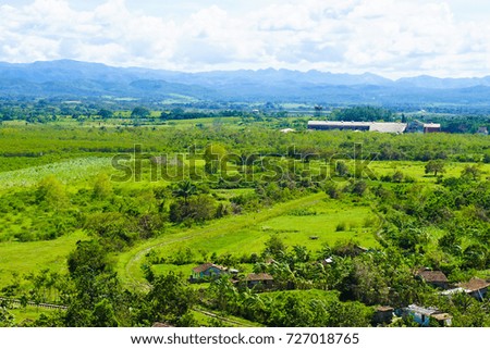 Valley de los Ingenios UNESO World Heritage Site in Trinidad Cuba