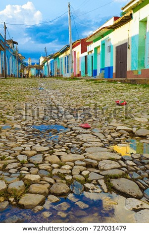 Cobblestone Streets of Trinidad in Cuba