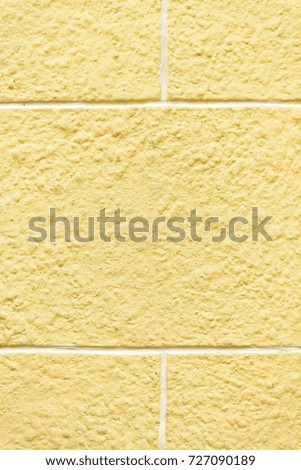 Wall texture painted yellow.