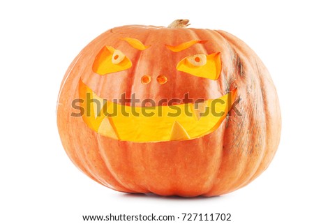 Halloween Jack O' Lantern pumpkins