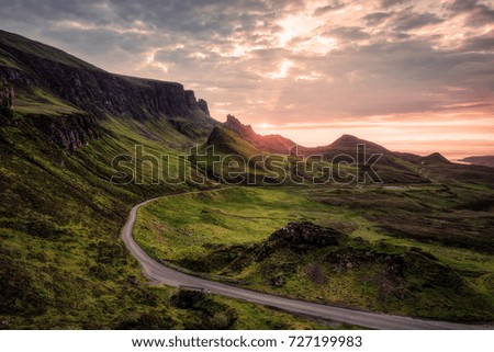 Quiraing Isle of Skye United Kingdom