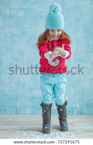 Child winter fashion