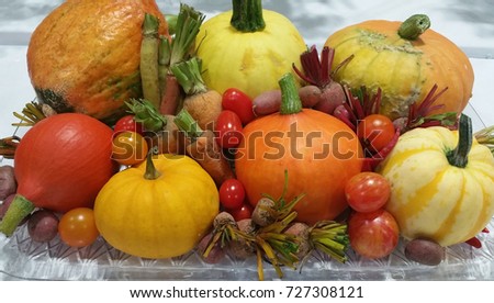 Colorful veggies background image can be used as a background image in any food industry need or on halloween 