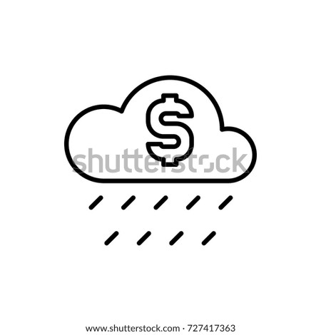 money cloud icon