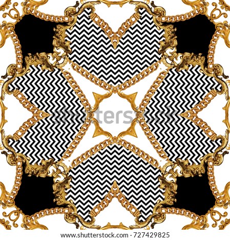  baroque geometric pattern