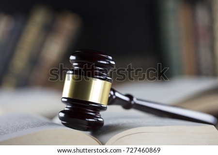 Law code. Justice concept.