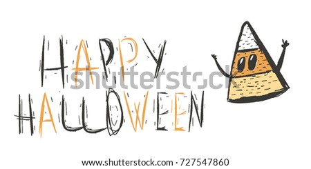 Happy Halloween cand corn 