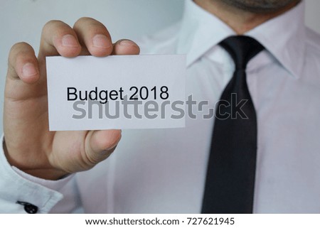 Budget for 2018