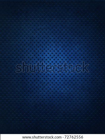 Dark Blue Metal Grate Background