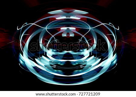 Abstract light at night for background usage