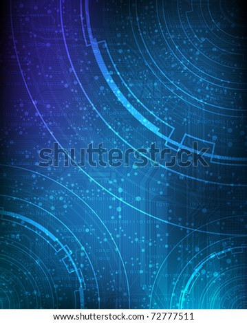 Abstract design technology theme vector background. eps10 vector. Royalty-Free Stock Photo #72777511