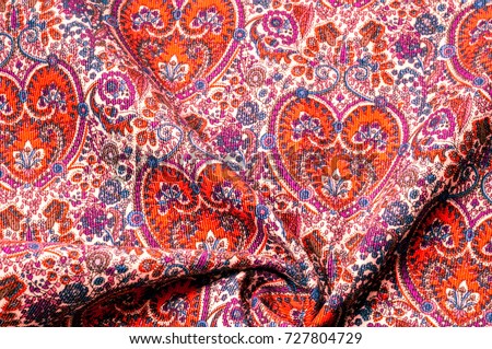 Texture background pattern. Traditional Indian Paisley pattern.  decorative border for textile, wrapping, decor.
