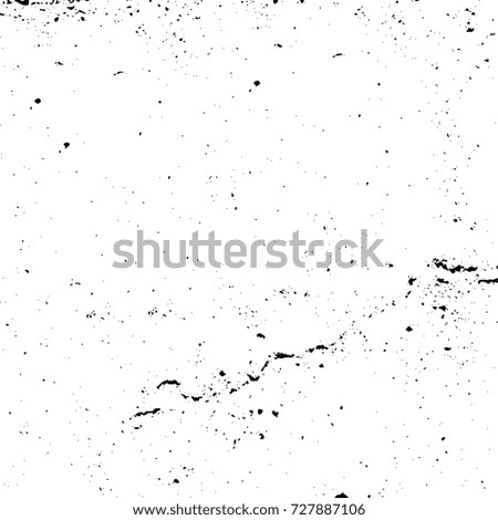 Grunge dark corner messy background. Distressed grainy overlay texture. Ink stroke brushed renovate wall backdrop. Abstract black and white cracks, stains, smears, scrapes for design and printing