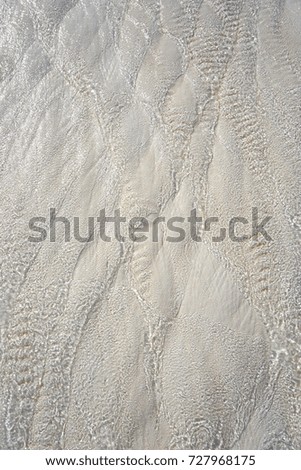 water texture. pure water flow on white stone.Geomorphology. 