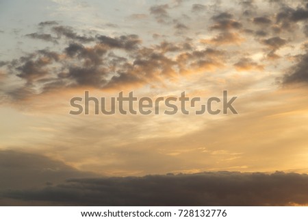 beautiful picture of an evening sky