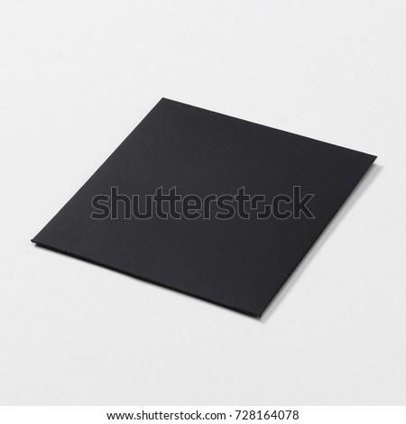 Black white and gray color mock-up of stationery, a template for brand identification on a gray and white background. For presentations and portfolio of graphic designers. Envelopes, sheets of paper
