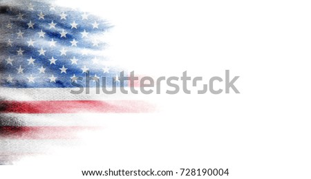 Flag of USA Royalty-Free Stock Photo #728190004
