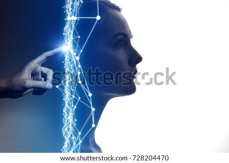 AI(Artificial Intelligence) concept. Royalty-Free Stock Photo #728204470
