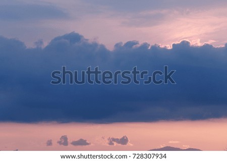 Beautiful sky at sunset near,Sky Background