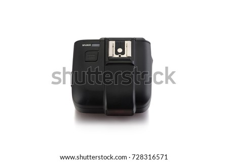Wireless trigger isolated on white background. clipping path included.