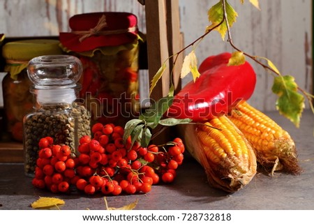 The autumn harvest of vegetables and fruits is best stored in your pantry.