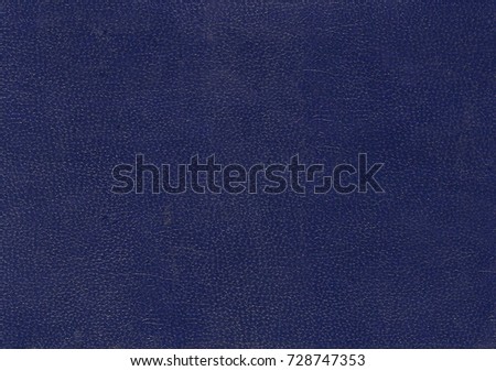 Blue color weathered leather pattern. Abstract background and texture for design