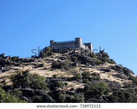 Castle of Burguillos del Cerro, in the province of Badajoz, Spain
