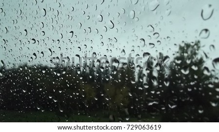 Rain drops-Natural background