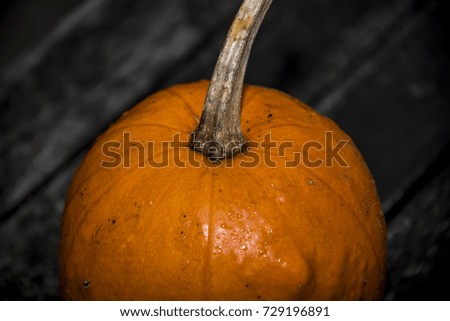 Pumpkin on wooden background, UK