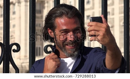 Handsome Spanish Male Selfie