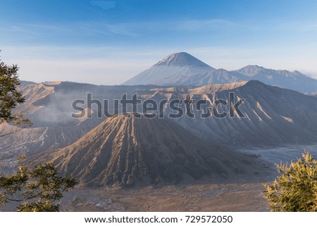 Bromo volcano at sunrise, Tengger Semeru National Park, East Java, Indonesia