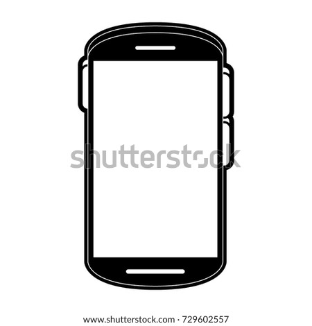smartphone with blank screen icon image 