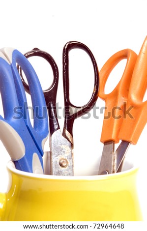 multicolor supply of office home scissors